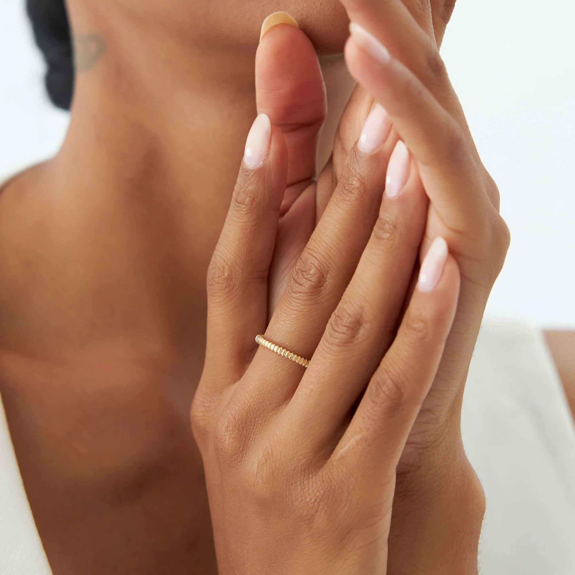 14k 2MM Bead Ring - Image 3