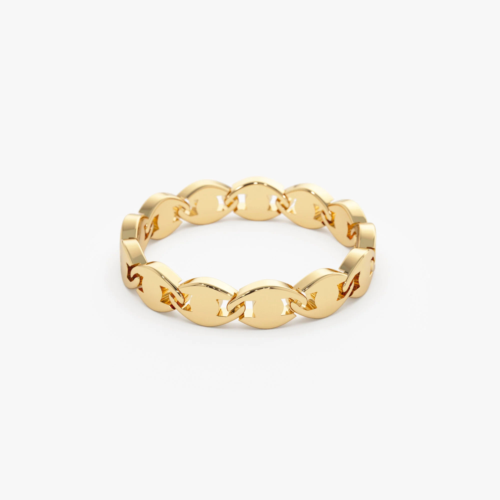 14K Chain Link Ring - Image 7