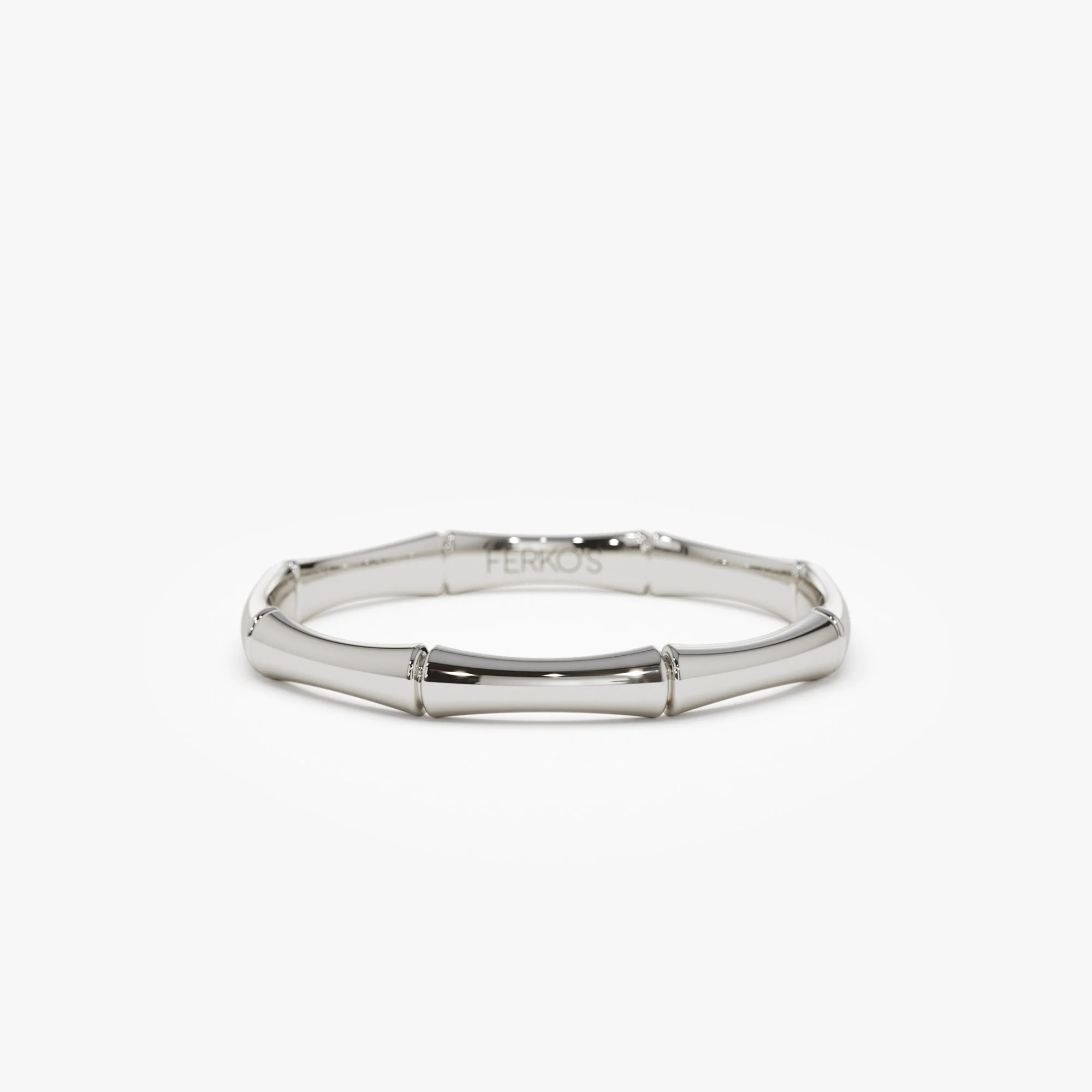 14k Dainty Minimal Bamboo Gold Ring - Image 4