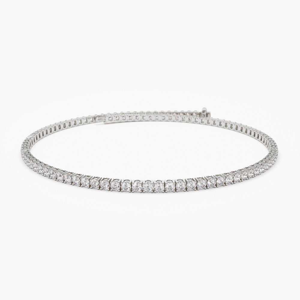 14K Diamond Tennis Bracelet 2.20 ctw - Image 9