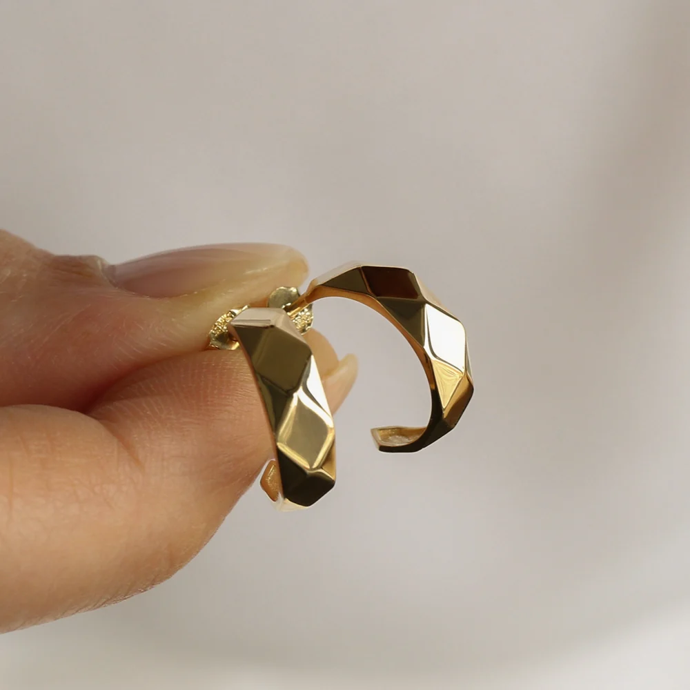 14k Gold Statement Earring - Image 3