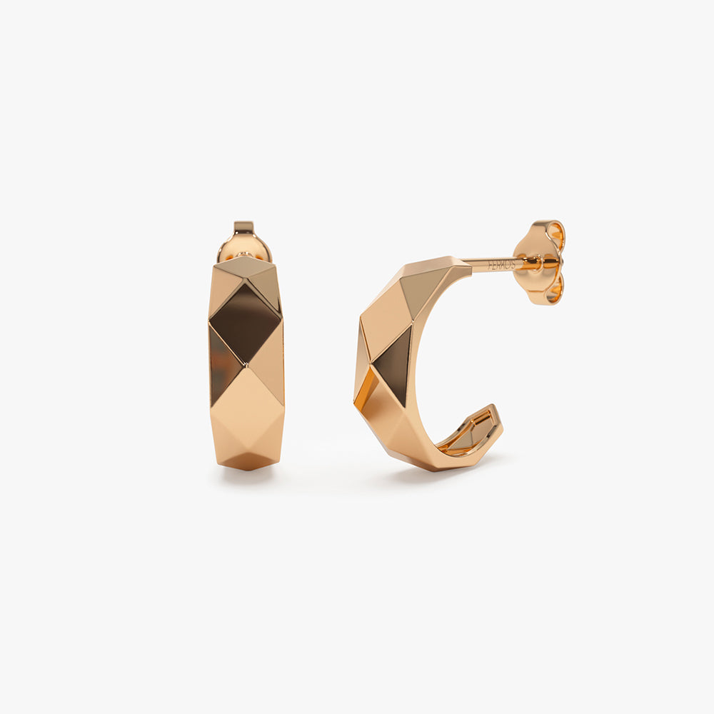 14k Gold Statement Earring - Image 4