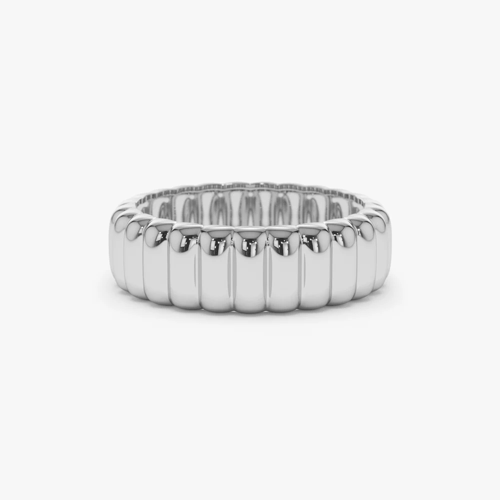 14k Iconic Dome Bold Statement Ring - Image 4