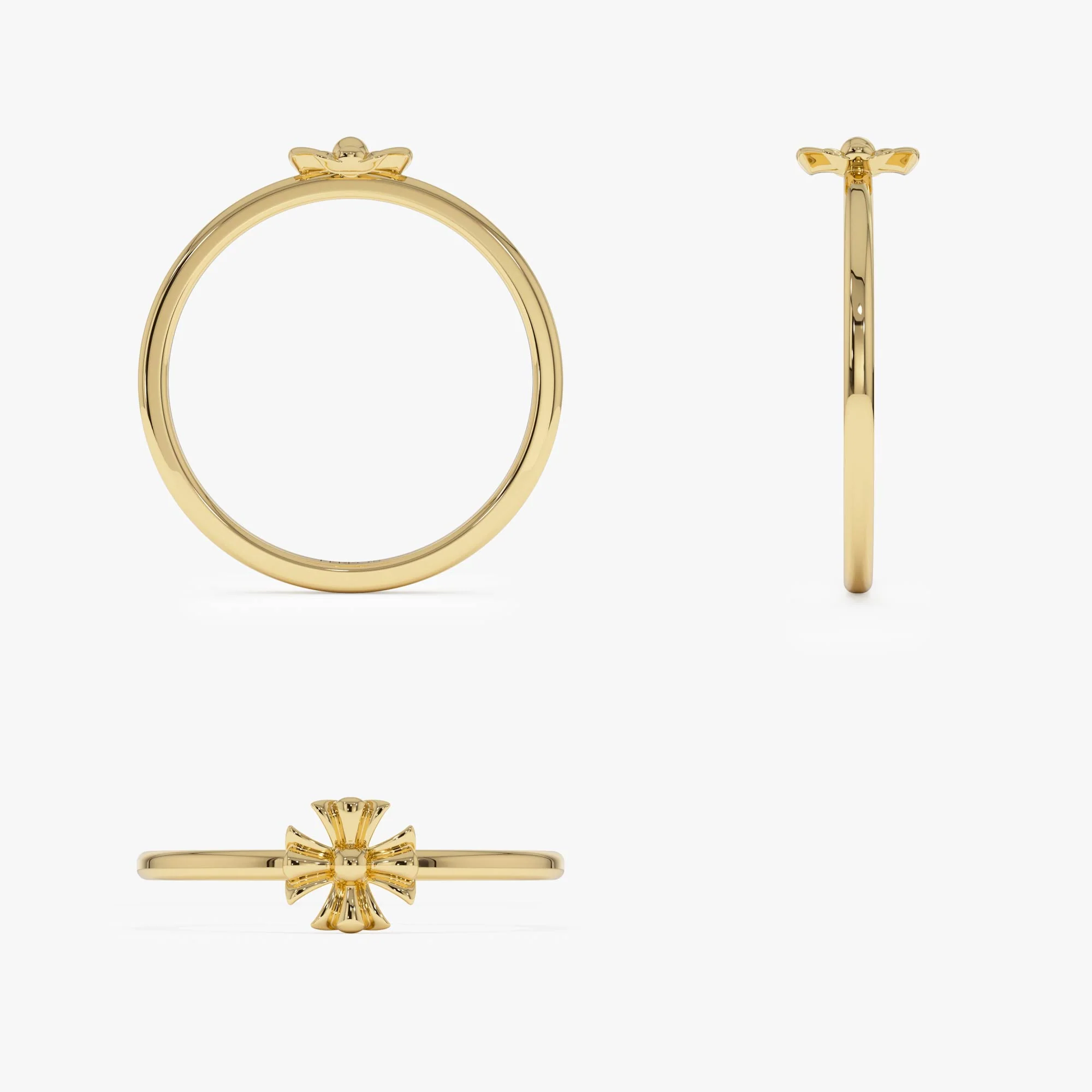14k Maltese Cross Ring - Image 10