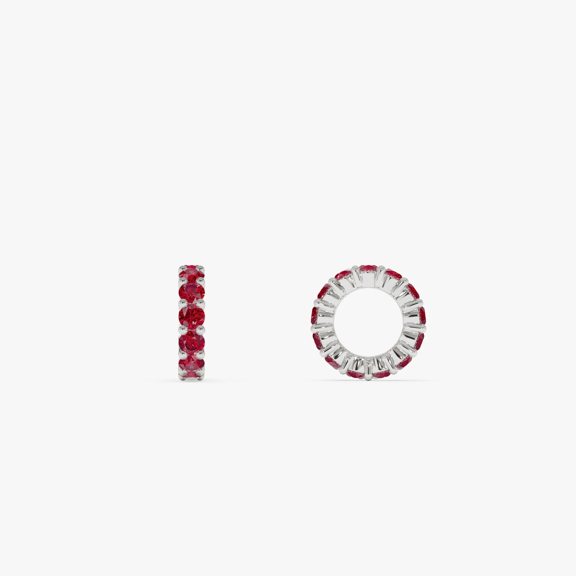 14k Ruby Rondelle Charm - Image 6