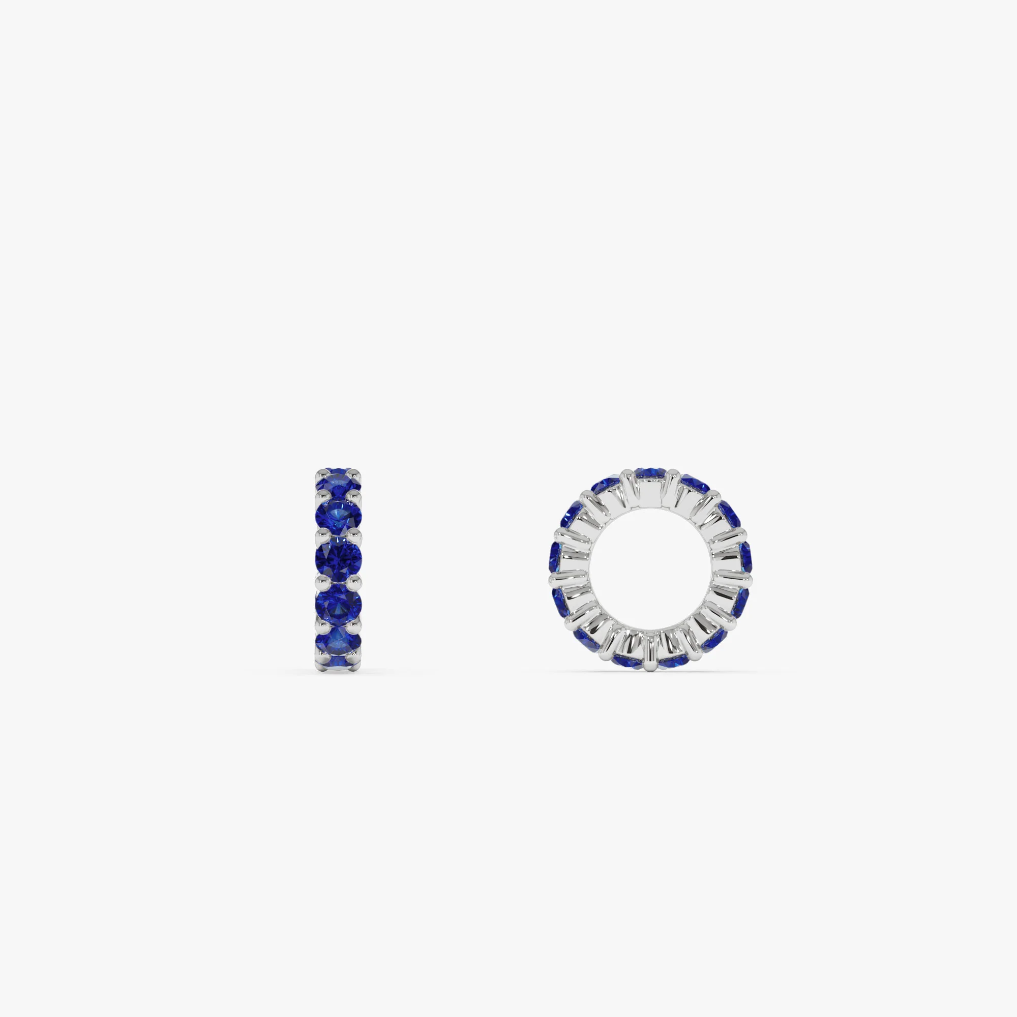 14k Sapphire Rondelle Charm - Image 6