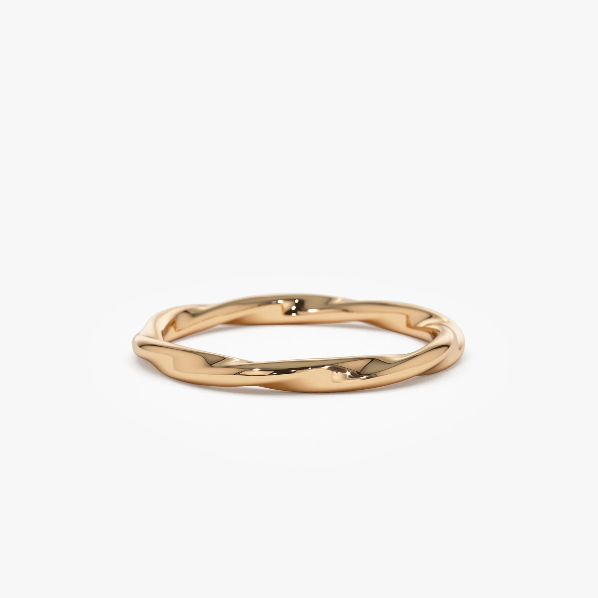 14k Wavy Promise Ring - Image 4