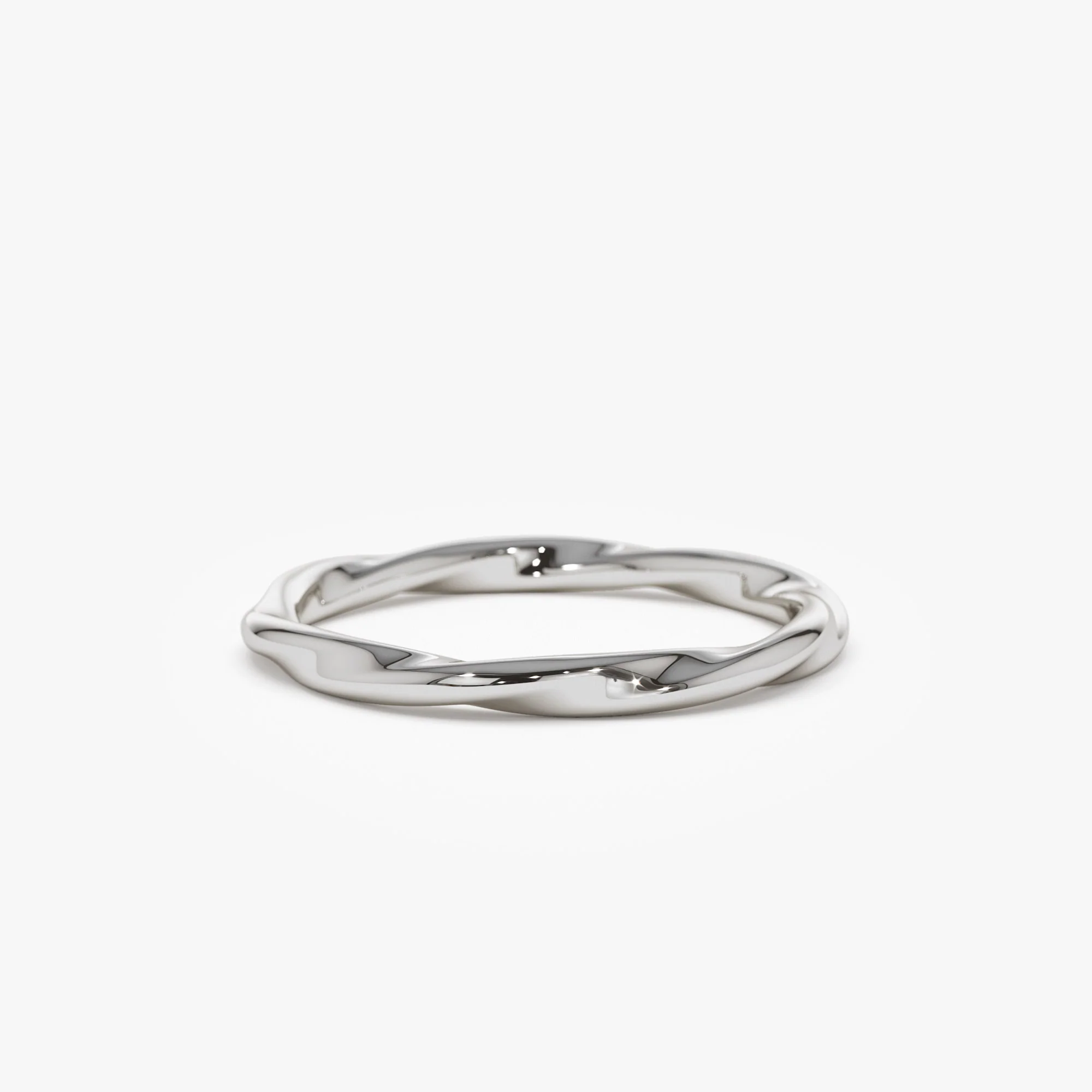 14k Wavy Promise Ring - Image 5