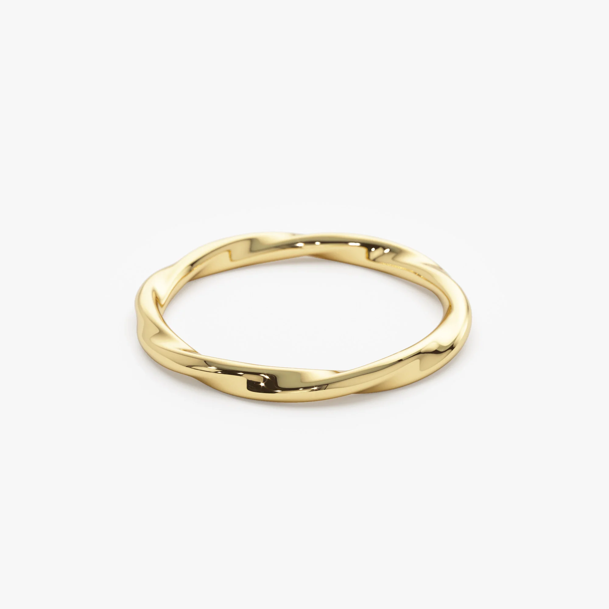 14k Wavy Promise Ring - Image 6