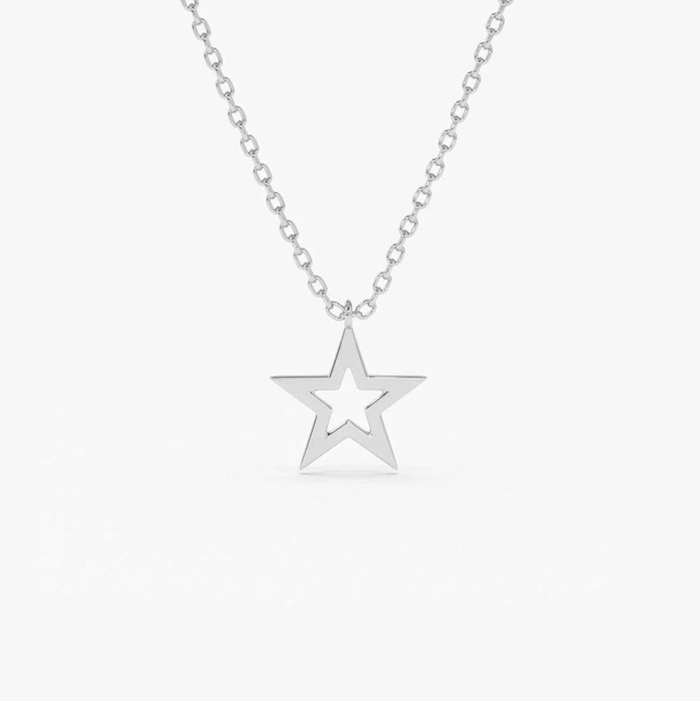 14k Star Necklace - Image 5